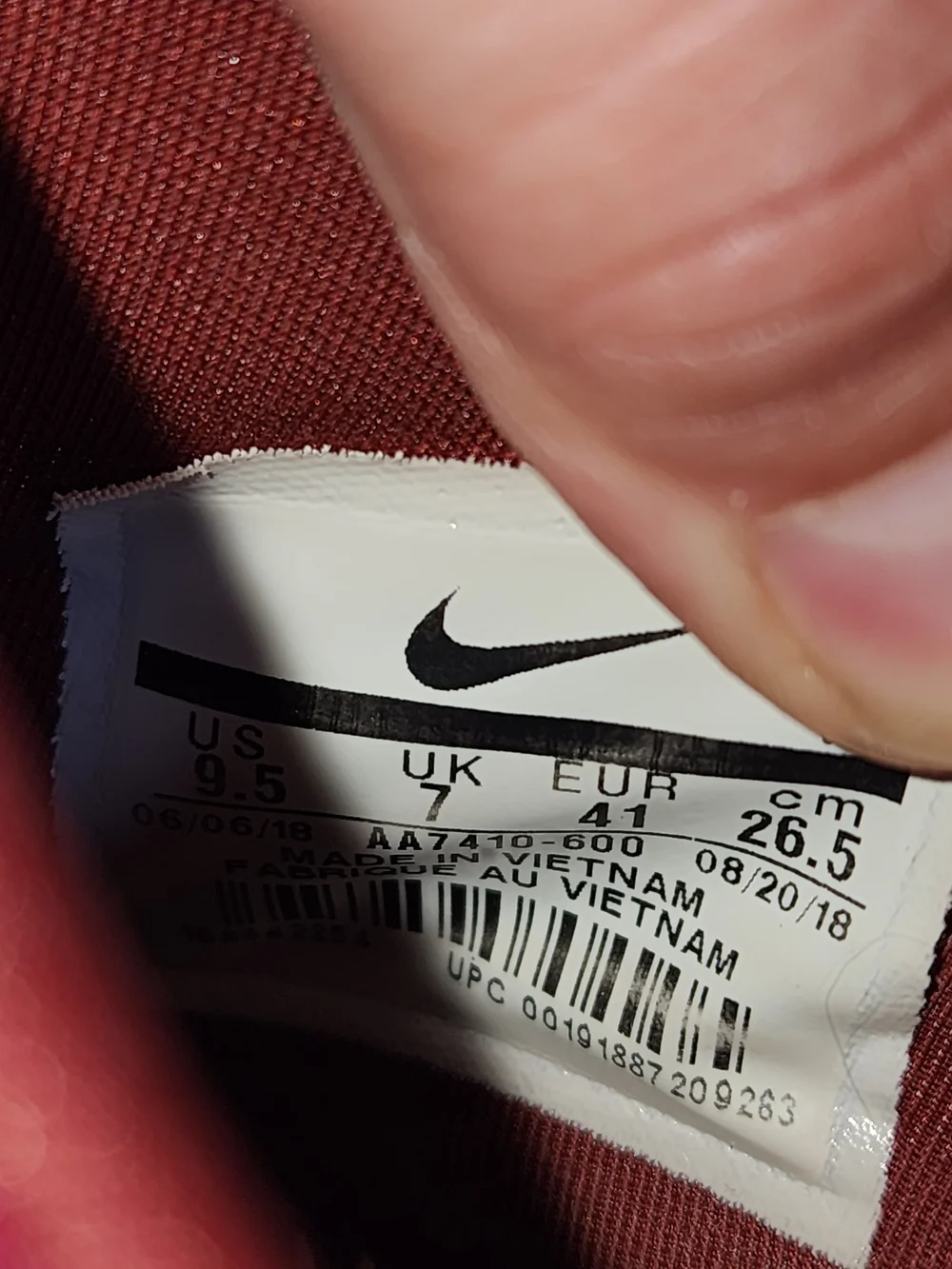 Nike Women's Nike Renew Freedom Maroon Slip-On Athletic Sneakers | W9.5